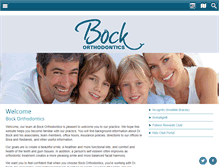 Tablet Screenshot of bockortho.com